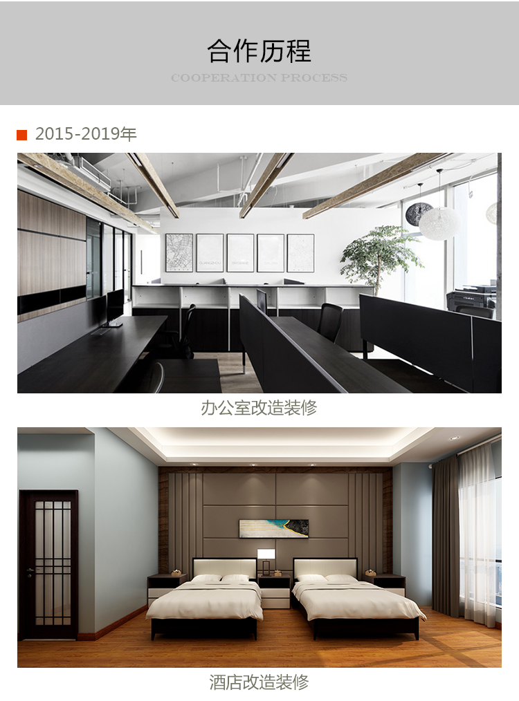益修快装企业合作，正规装修公司服务20城，办公室装修、商铺装修翻新、酒店装修、连锁店装修、厂房装修翻新、别墅装修改造等。(图4)