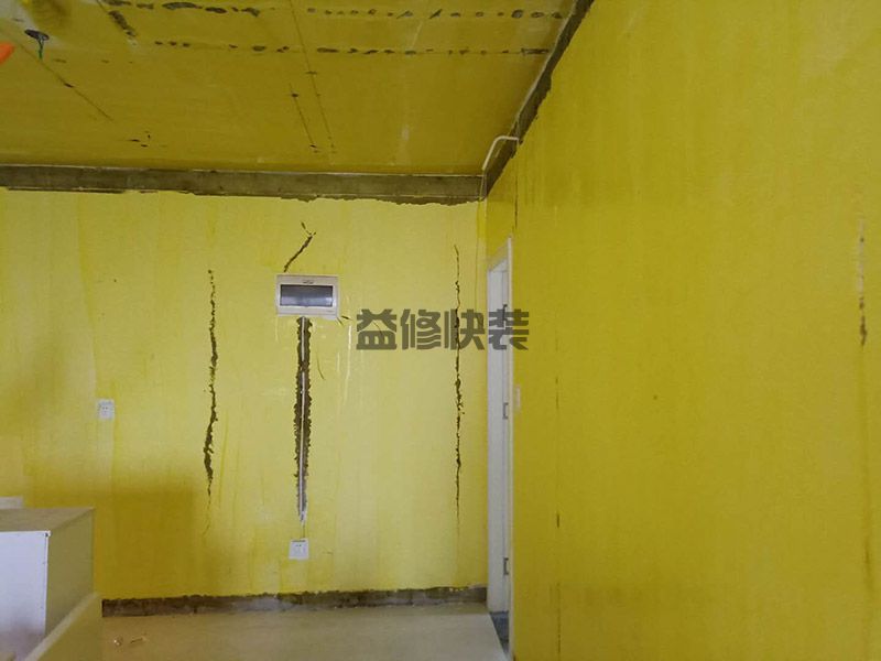 鄂州华容区旧墙翻新