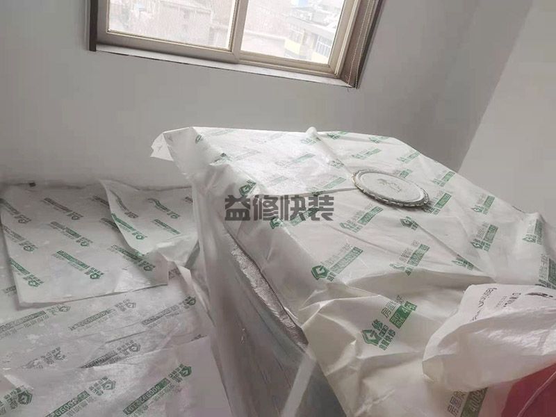 洛阳老城区办公室成品?；?二手房改造,灯具安装