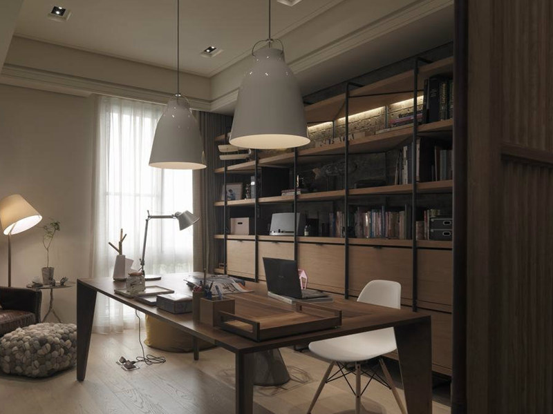 成都书房装修怎么选风格,成都现代风格书房装修要注意什么(图2) 成都书房装修怎么选风格,成都现代风格书房装修要注意什么