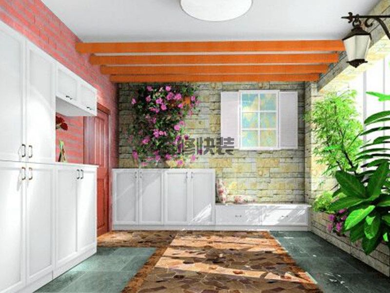 长沙老房子入户花园拆了重新装修要多少钱,长沙老房子入户花园怎么改造(图3) 长沙老房子入户花园拆了重新装修要多少钱,长沙老房子入户花园怎么改造