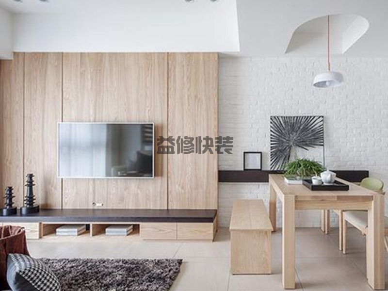 绵阳出租房如何简单装修,绵阳出租房的电视墙要怎么改造