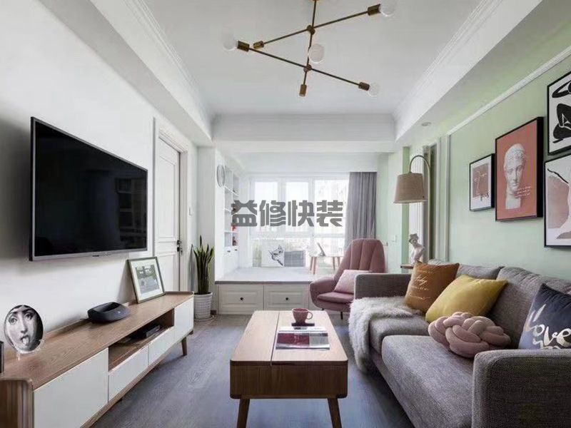 长沙出租房如何简单装修,长沙出租房的电视墙要怎么改造(图3) 长沙出租房如何简单装修,长沙出租房的电视墙要怎么改造