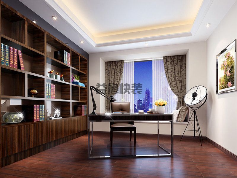 杭州出租房如何简单装修,杭州出租房的书房要怎么改造(图2) 杭州出租房如何简单装修,杭州出租房的书房要怎么改造