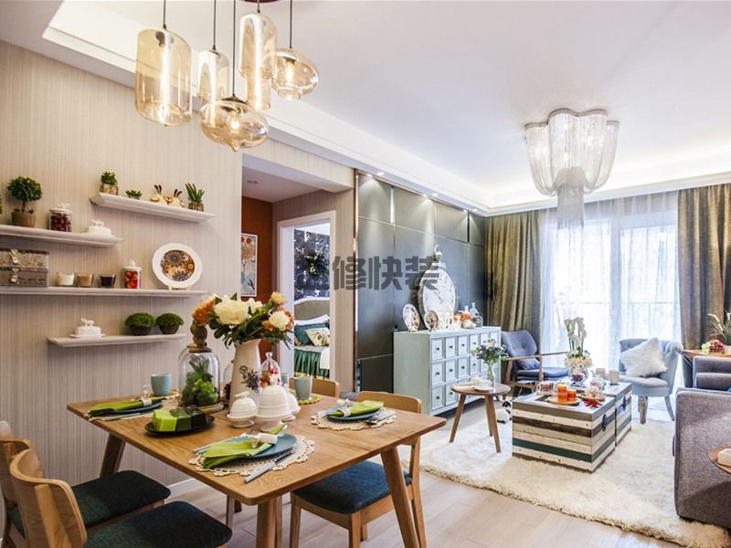 济南客厅装修设计(图2) 济南客厅装修设计(图2)