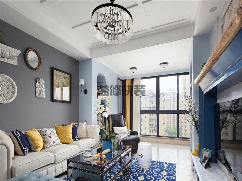 客厅港式风格装修要多少钱,客厅港式风格装修设计怎么好看？(图1)