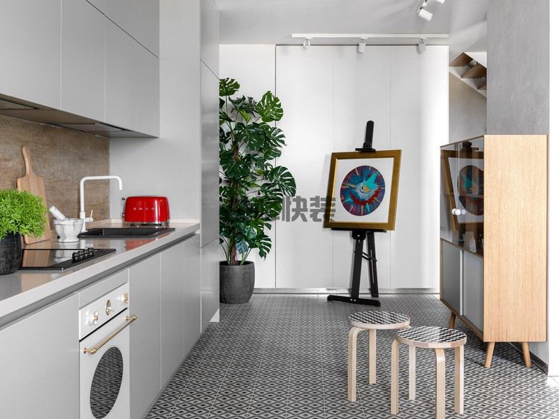 北欧风格厨房装修设计(图2) 北欧风格厨房装修设计(图2)