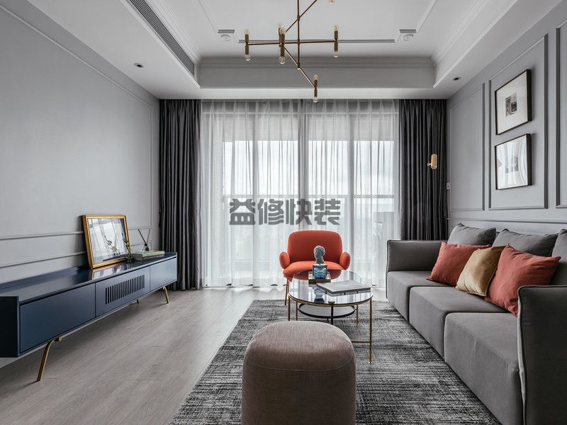 美式风格客厅装修设计(图4) 美式风格客厅装修设计(图4)