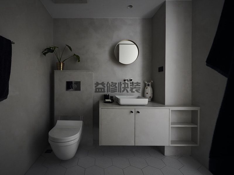 简约风格浴室装修设计(图2) 简约风格浴室装修设计(图2)