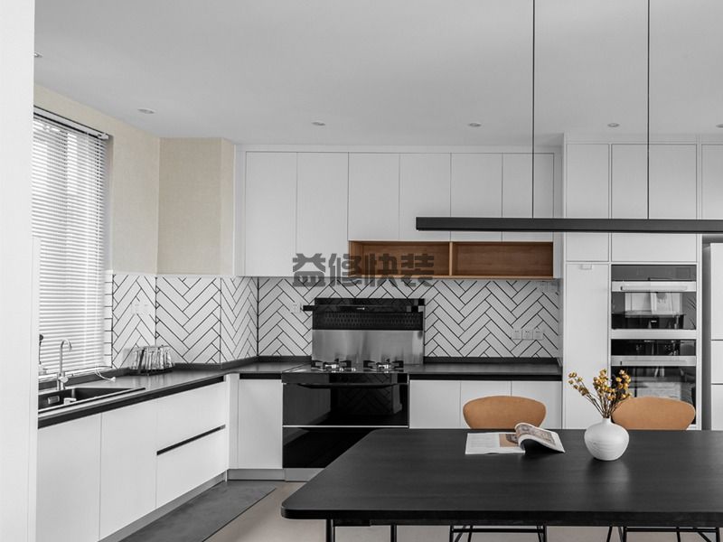 现代风格厨房装修设计(图2) 现代风格厨房装修设计(图2)