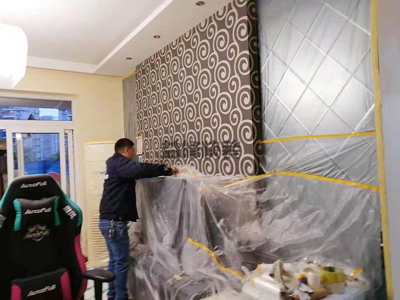 乳胶漆墙面开槽后怎么修补，乳胶漆墙面开槽修补步骤(图3)