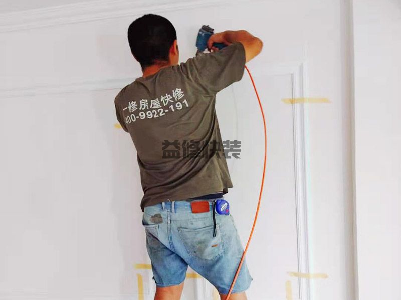 天津红桥区背景墙做石膏线,旧墙翻新,水电改造(图2) 天津红桥区背景墙做石膏线,旧墙翻新,水电改造(图2)
